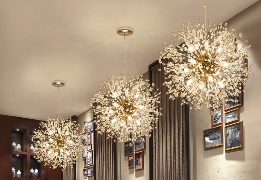 hanging crystal chandeliers