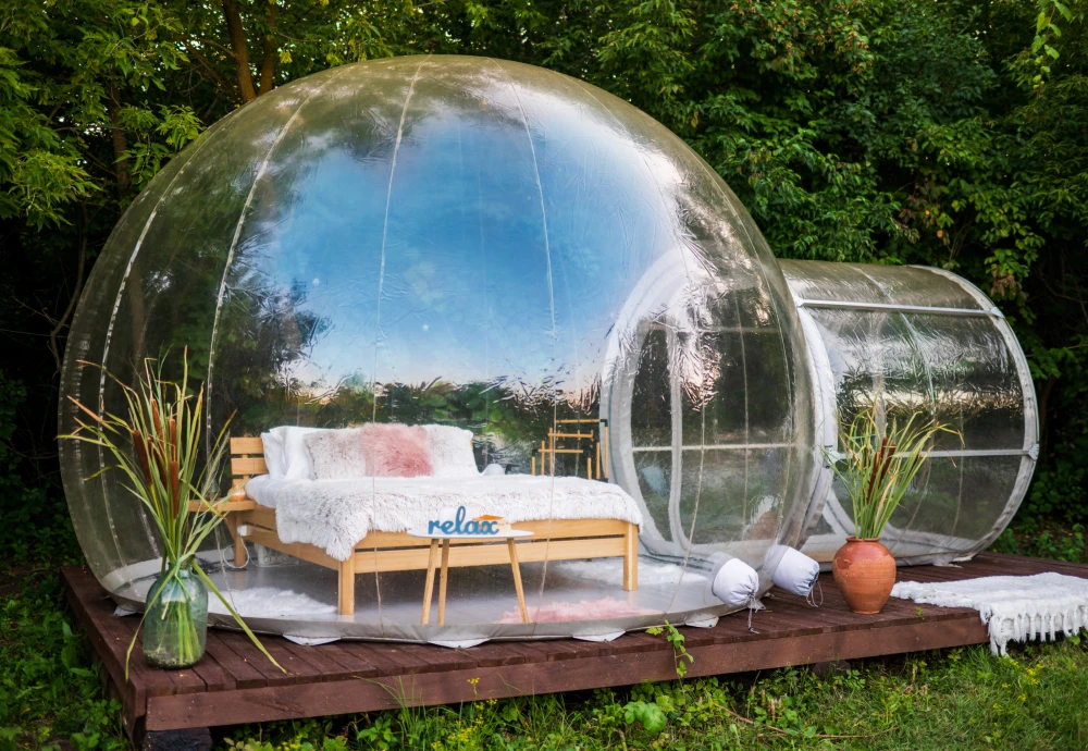 pvc inflatable bubble tent