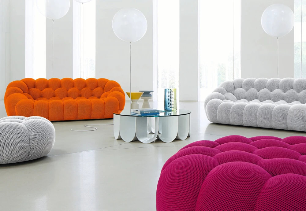 white bubble sofa